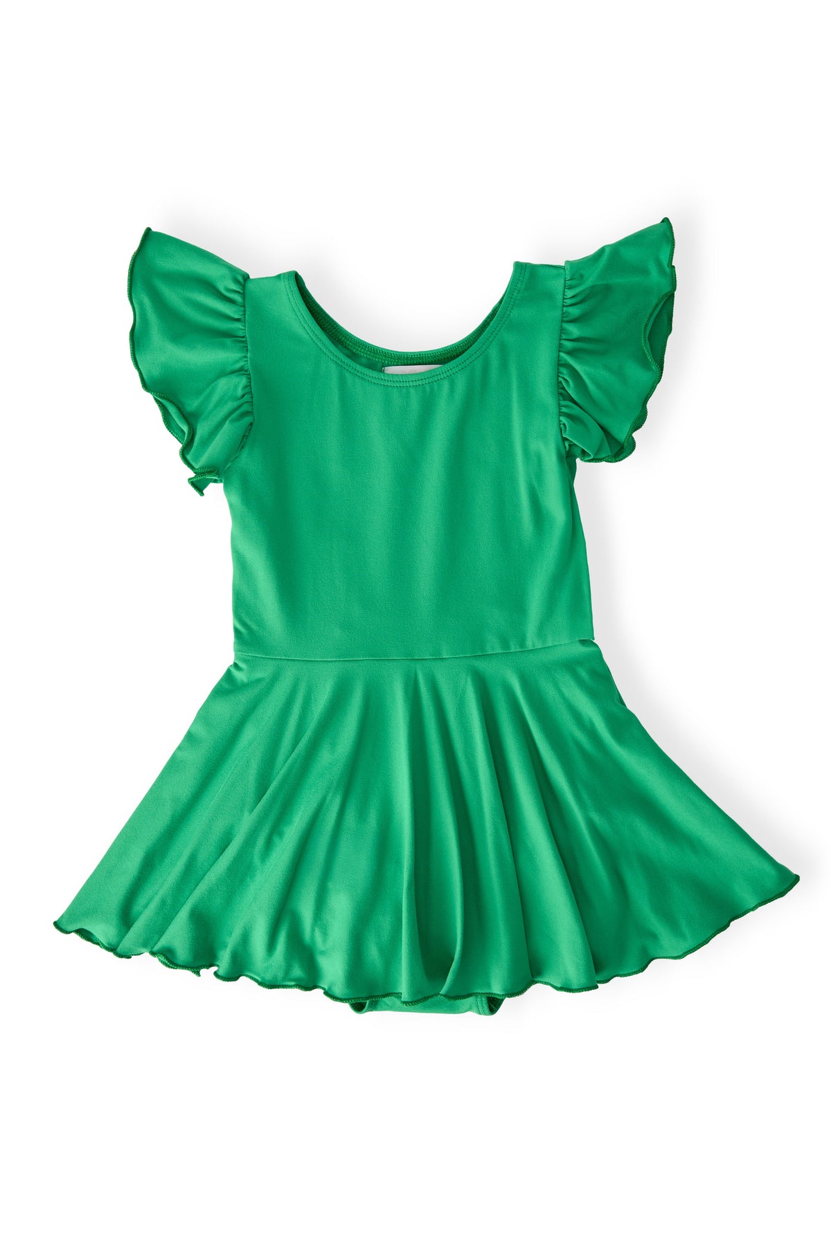 Kelly Green S/S Twirl Leotard - Aaria Tees