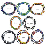 Kenyan Beaded Stretch Strand Necklace Bracelet - Aaria Tees Aaria Tees