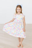 Bow-tastic Flutter Sleeve Twirl Dress - Aaria Tees Aaria Tees