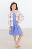 Butterfly Meadows Satin Jacket - Aaria Tees Aaria Tees