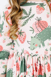 Hear Me Roar 3/4 Sleeve Pocket Twirl Dress - Aaria Tees Aaria Tees