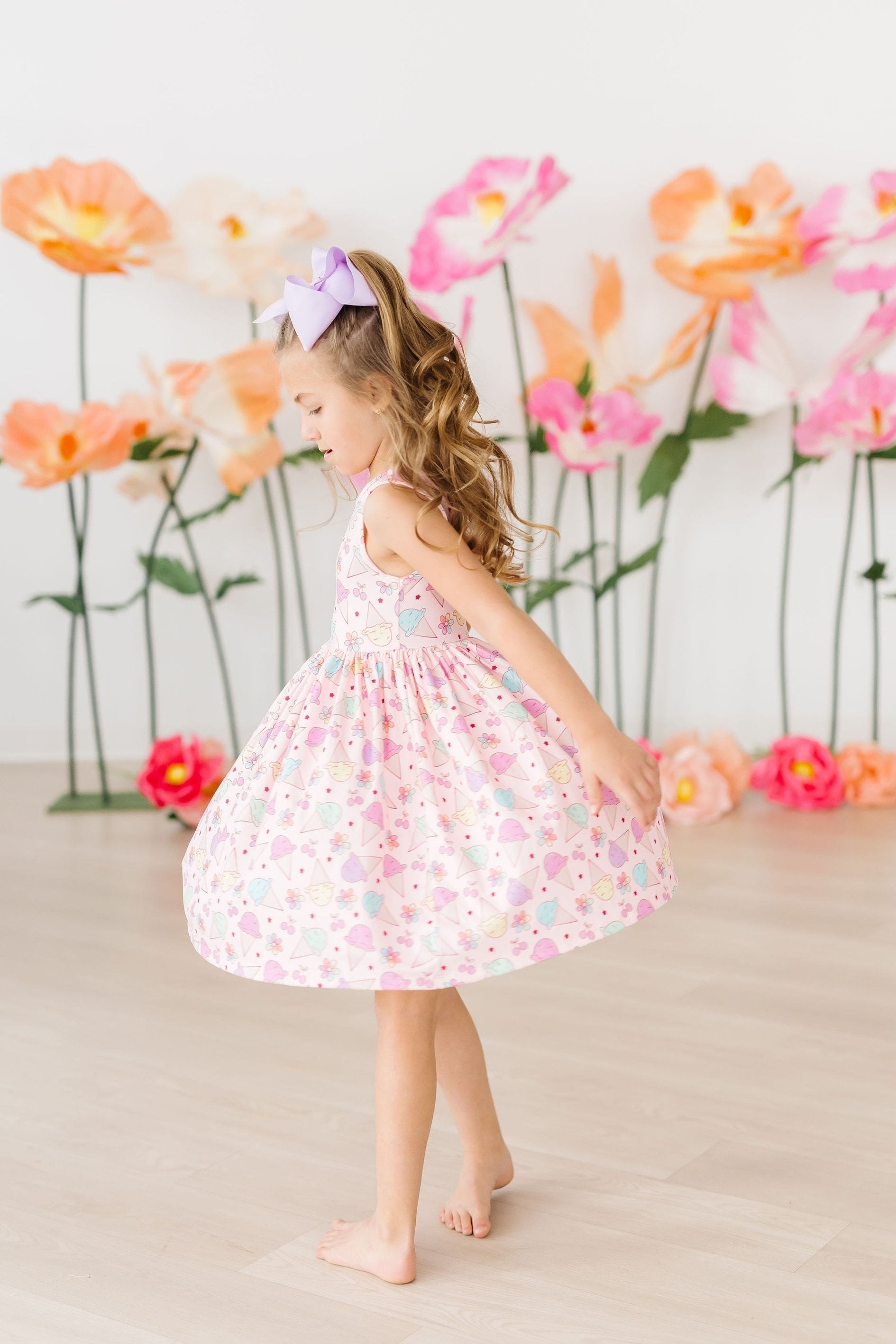 Ice Cream & Shout Tank Twirl Dress - Aaria Tees Aaria Tees