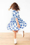 Lone Star 3/4 Sleeve Ruffle Twirl Dress - Aaria Tees Aaria Tees