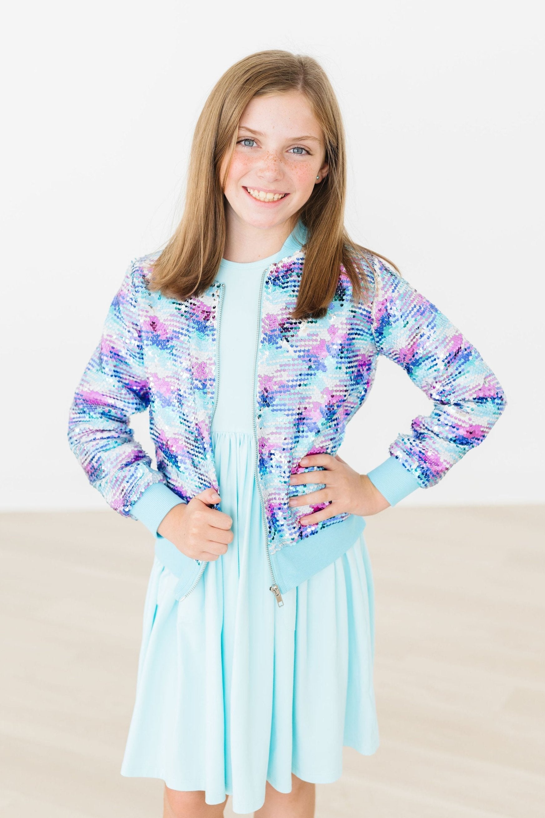 Mermaid Flip Sequin Jacket - Aaria Tees Aaria Tees