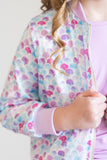 Mermaid Scales Satin Jacket - Aaria Tees Aaria Tees