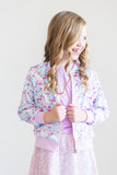 Mermaid Scales Satin Jacket - Aaria Tees Aaria Tees