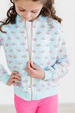 Mint Rainbow Sequin Jacket - Aaria Tees Aaria Tees