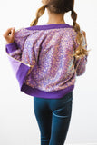 Purple Sequin Jacket - Aaria Tees Aaria Tees