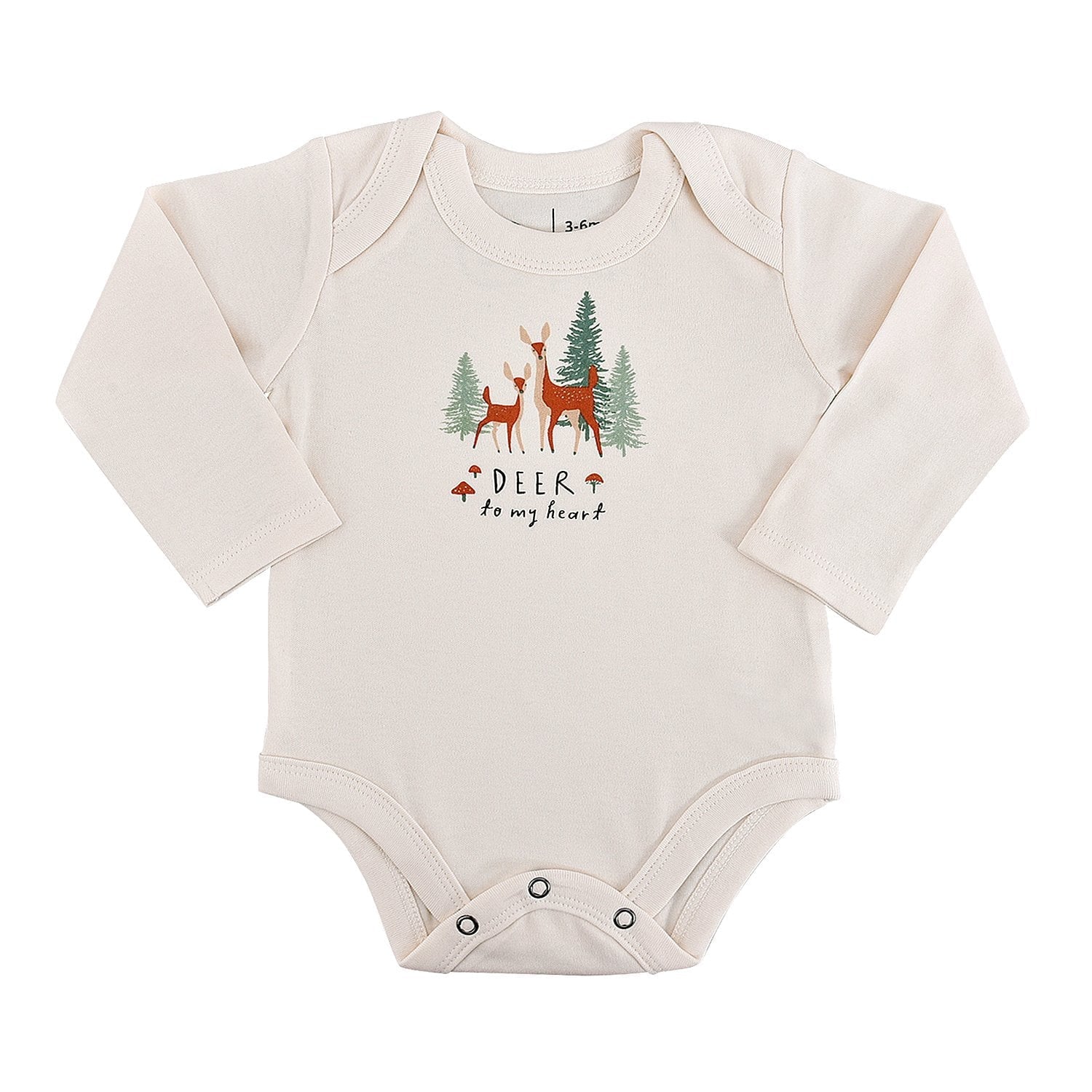 long sleeve graphic bodysuit | deer to my heart - Aaria Tees Aaria Tees