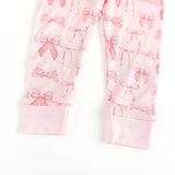 Pink Bows (Long Sleeve PJ) - Aaria Tees Aaria Tees