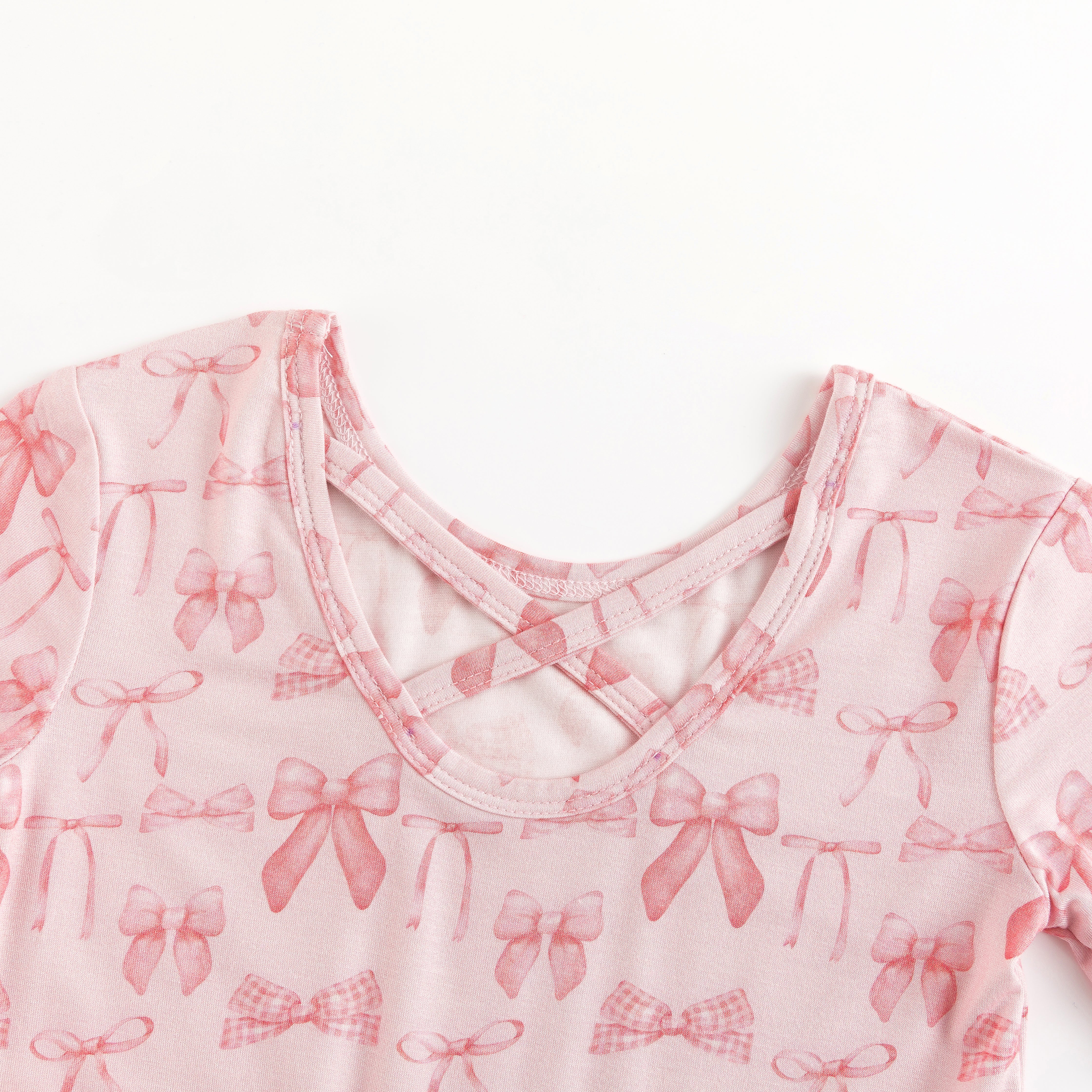 Pink Bows (Twirl Dress) - Aaria Tees Aaria Tees