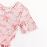 Pink Bows (Twirl Dress) - Aaria Tees Aaria Tees