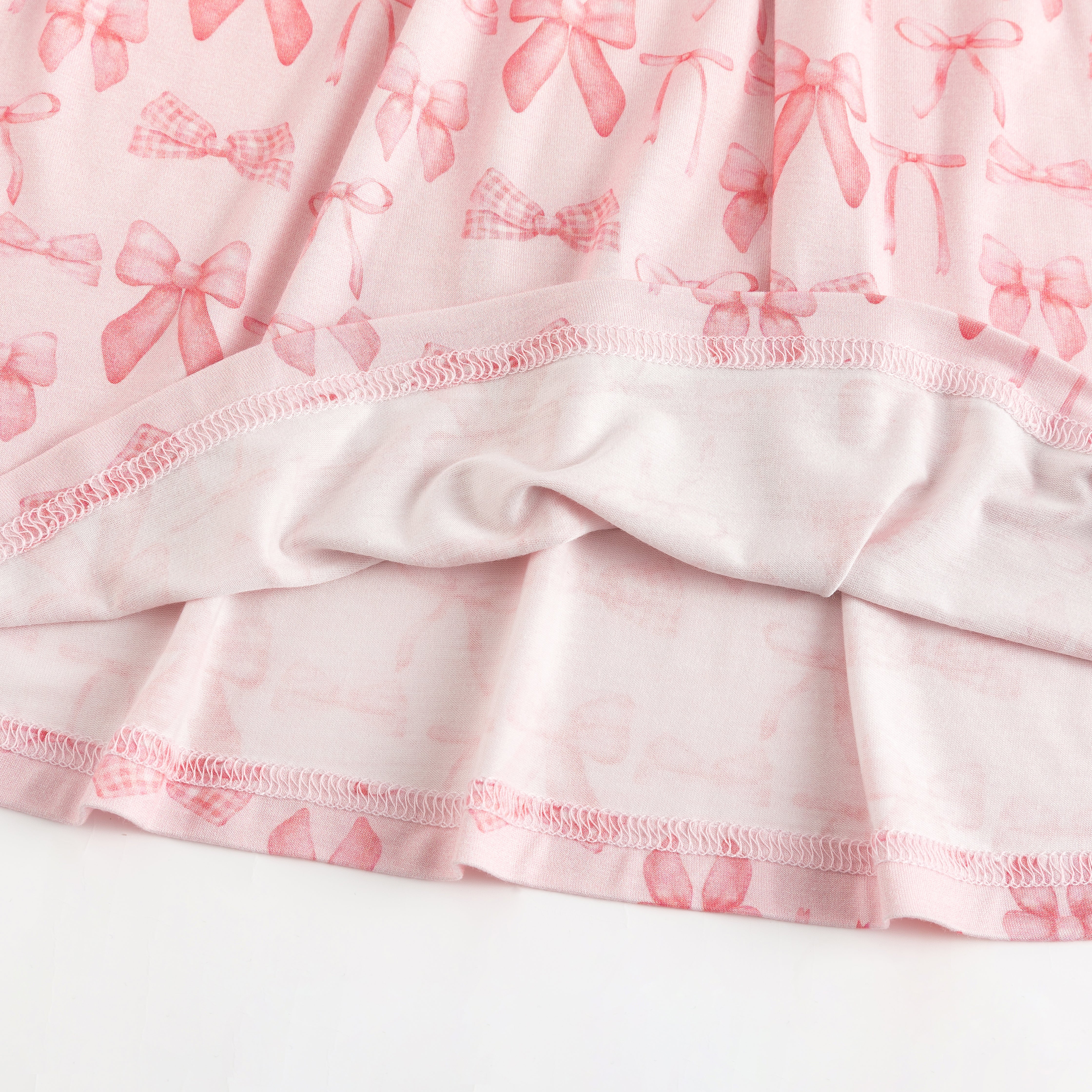 Pink Bows (Twirl Dress) - Aaria Tees Aaria Tees