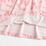 Pink Bows (Twirl Dress) - Aaria Tees Aaria Tees