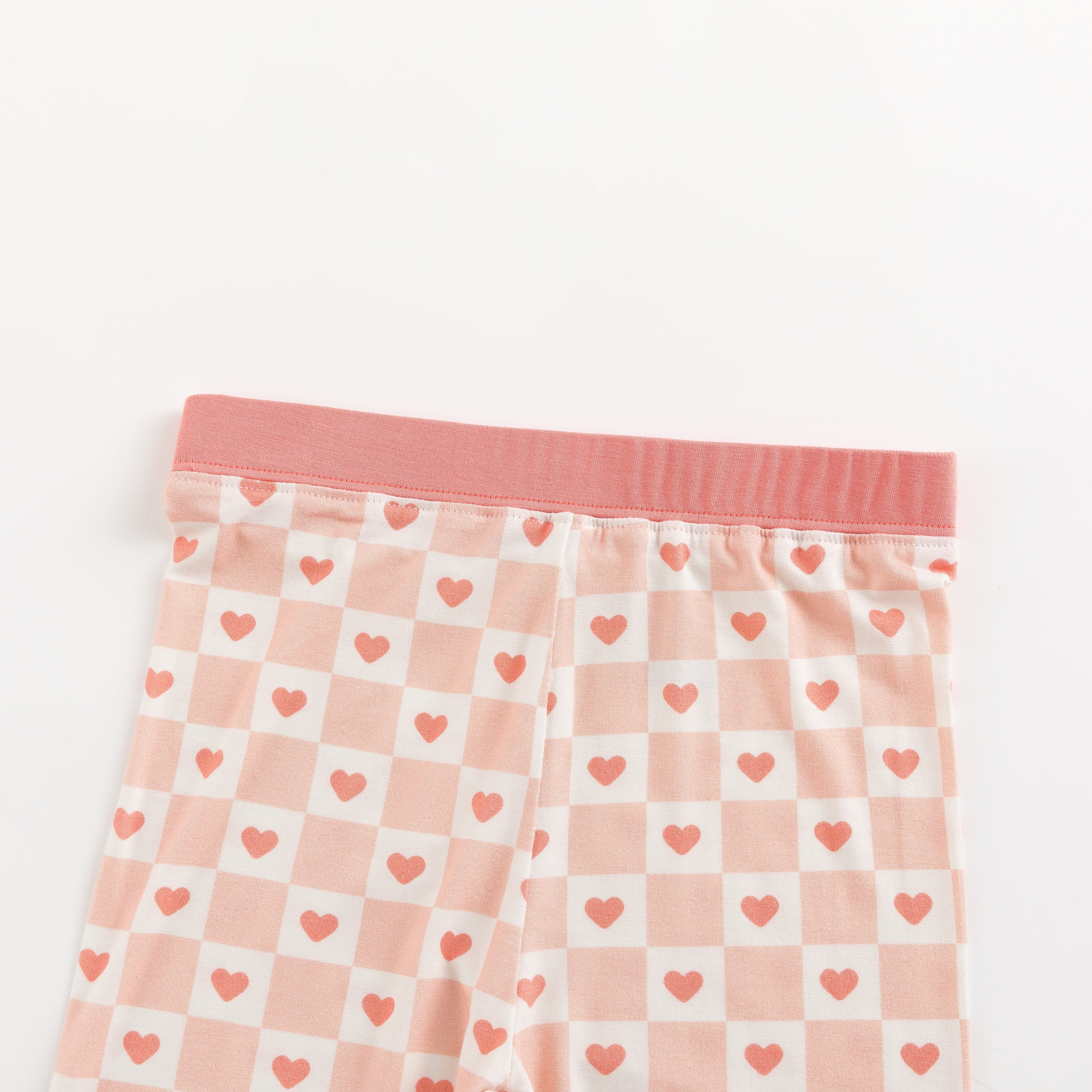 Checkerboard Hearts (Long Sleeve PJ) - Aaria Tees Aaria Tees