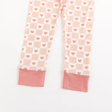 Checkerboard Hearts (Long Sleeve PJ) - Aaria Tees Aaria Tees