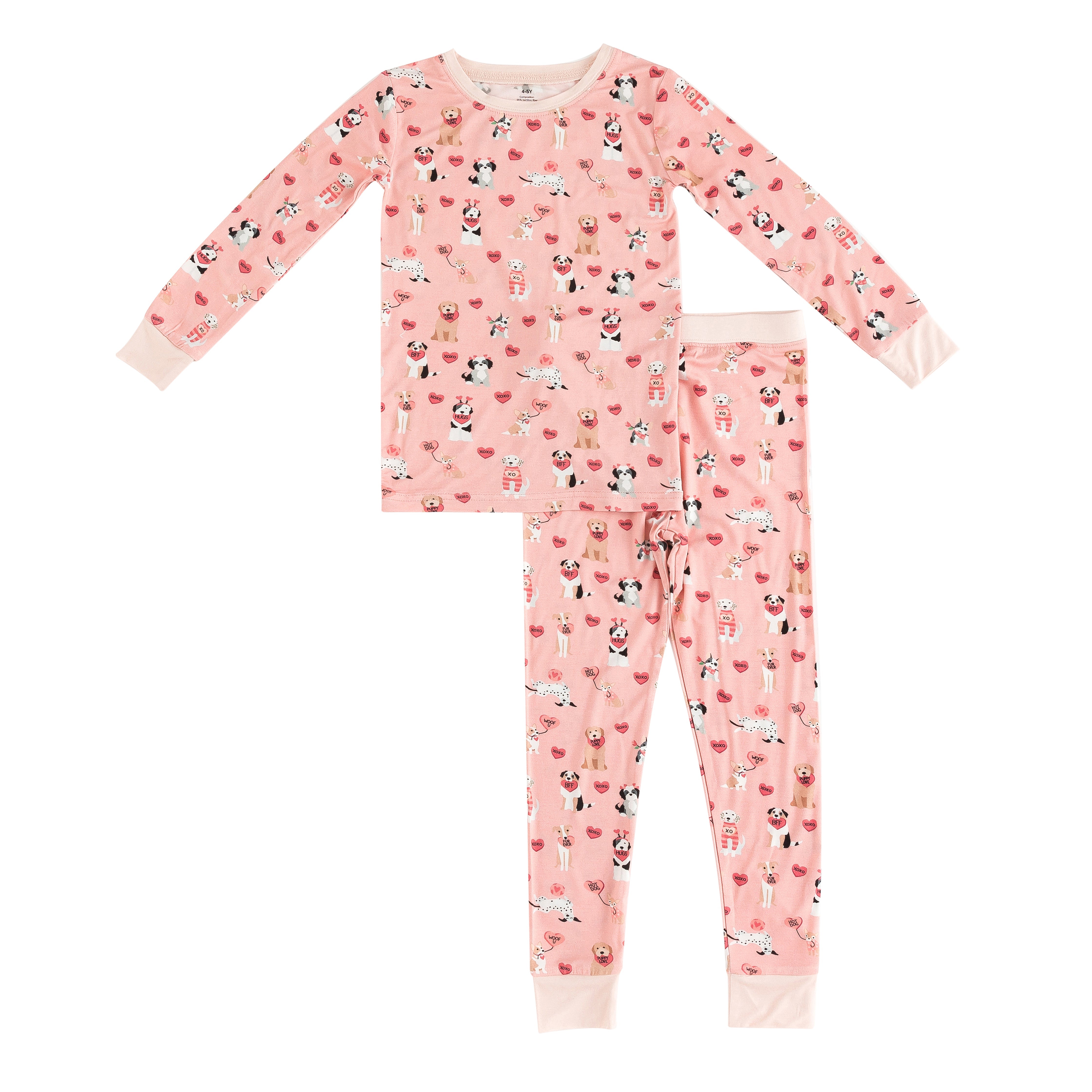 Pups & Kisses (Women's PJ) - Pink - Aaria Tees Aaria Tees