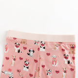 Pups & Kisses (Women's PJ) - Pink - Aaria Tees Aaria Tees