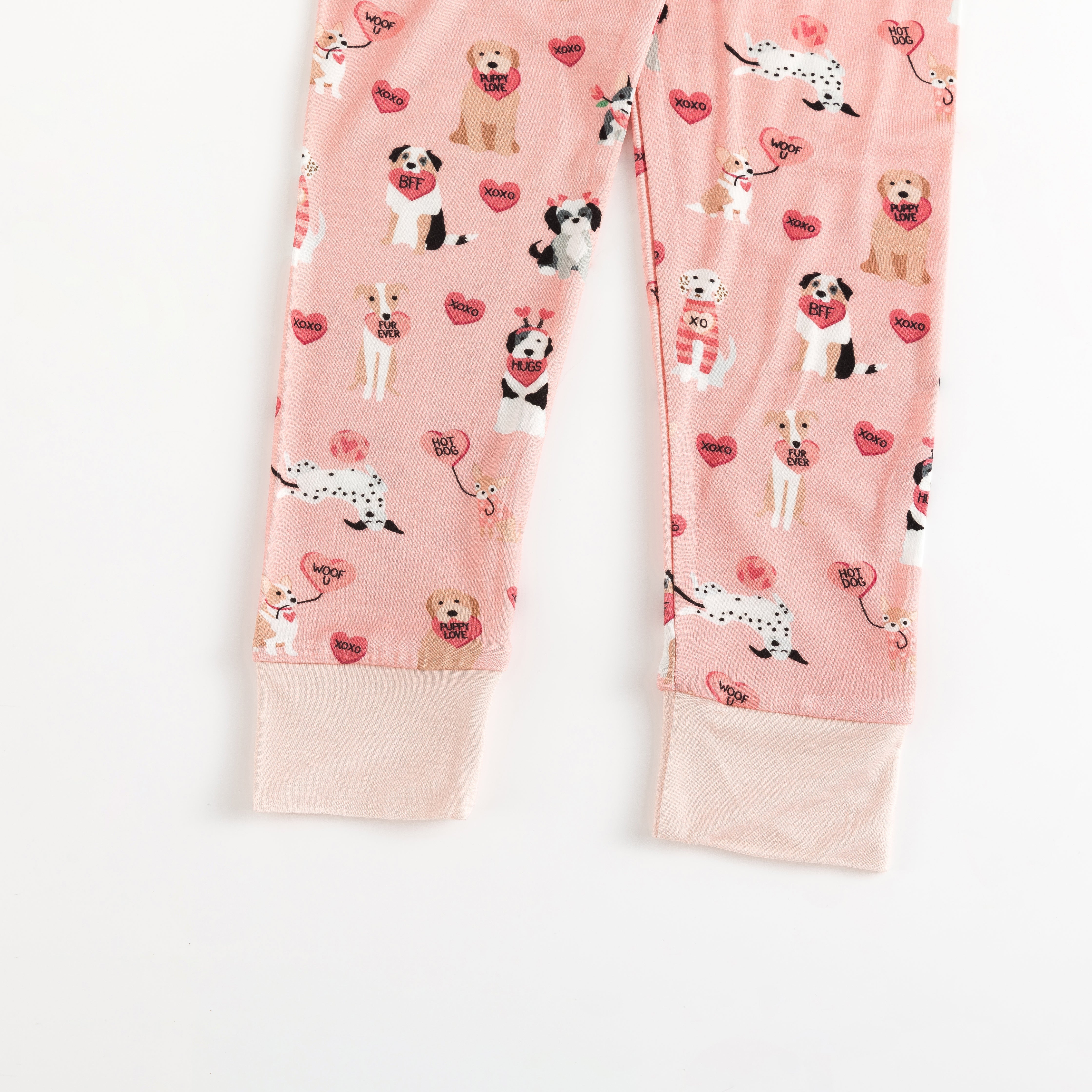 Pups & Kisses (Women's PJ) - Pink - Aaria Tees Aaria Tees