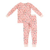 Pups & Kisses (Long Sleeve PJ) - Pink - Aaria Tees Aaria Tees