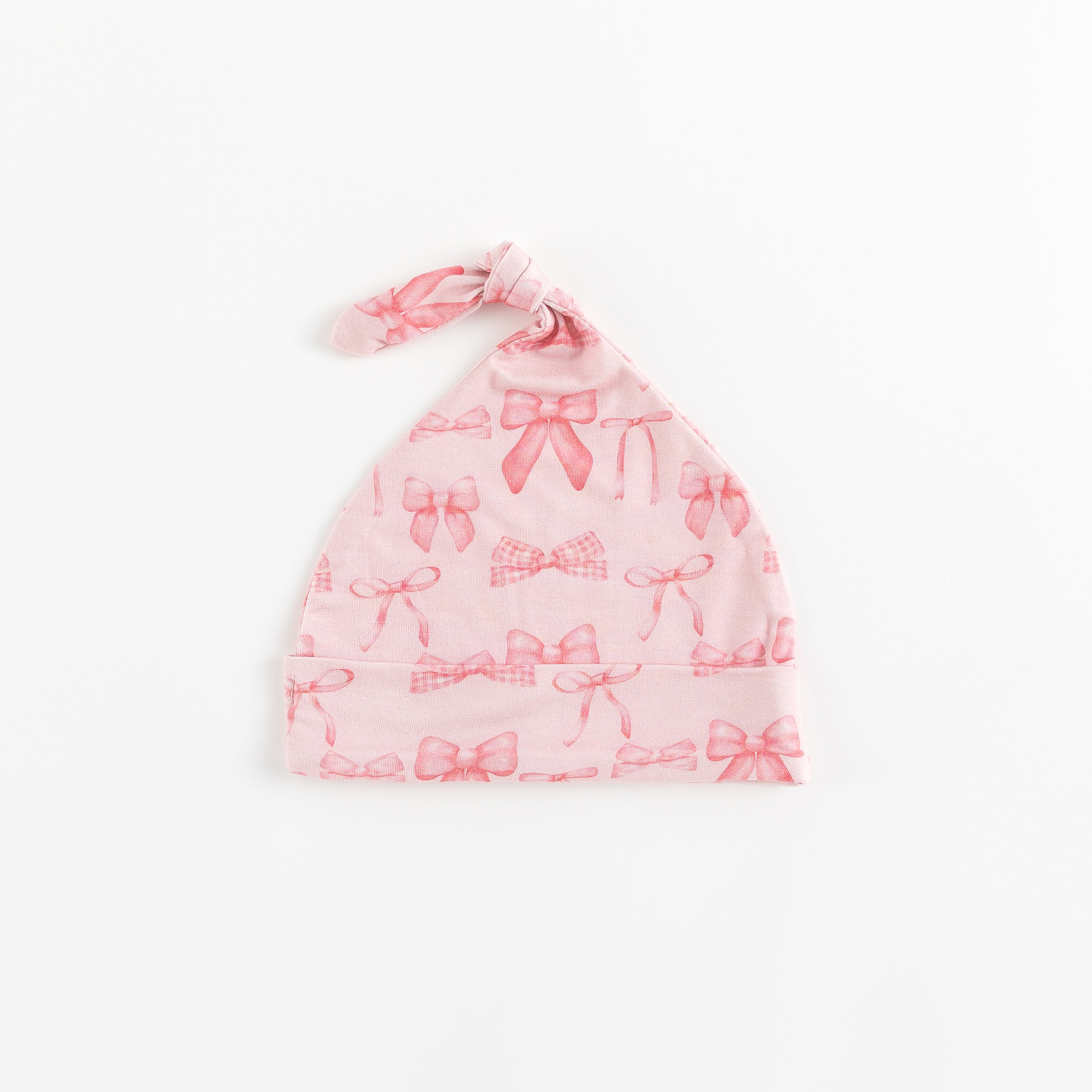 Pink Bows (Knotted Hat) - Aaria Tees Aaria Tees