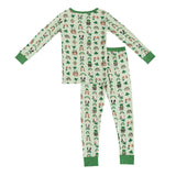 Puppy Parade (Long Sleeve PJ) - Aaria Tees Aaria Tees