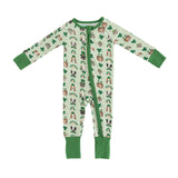Puppy Parade (Convertible Zip Footies) - Aaria Tees Aaria Tees