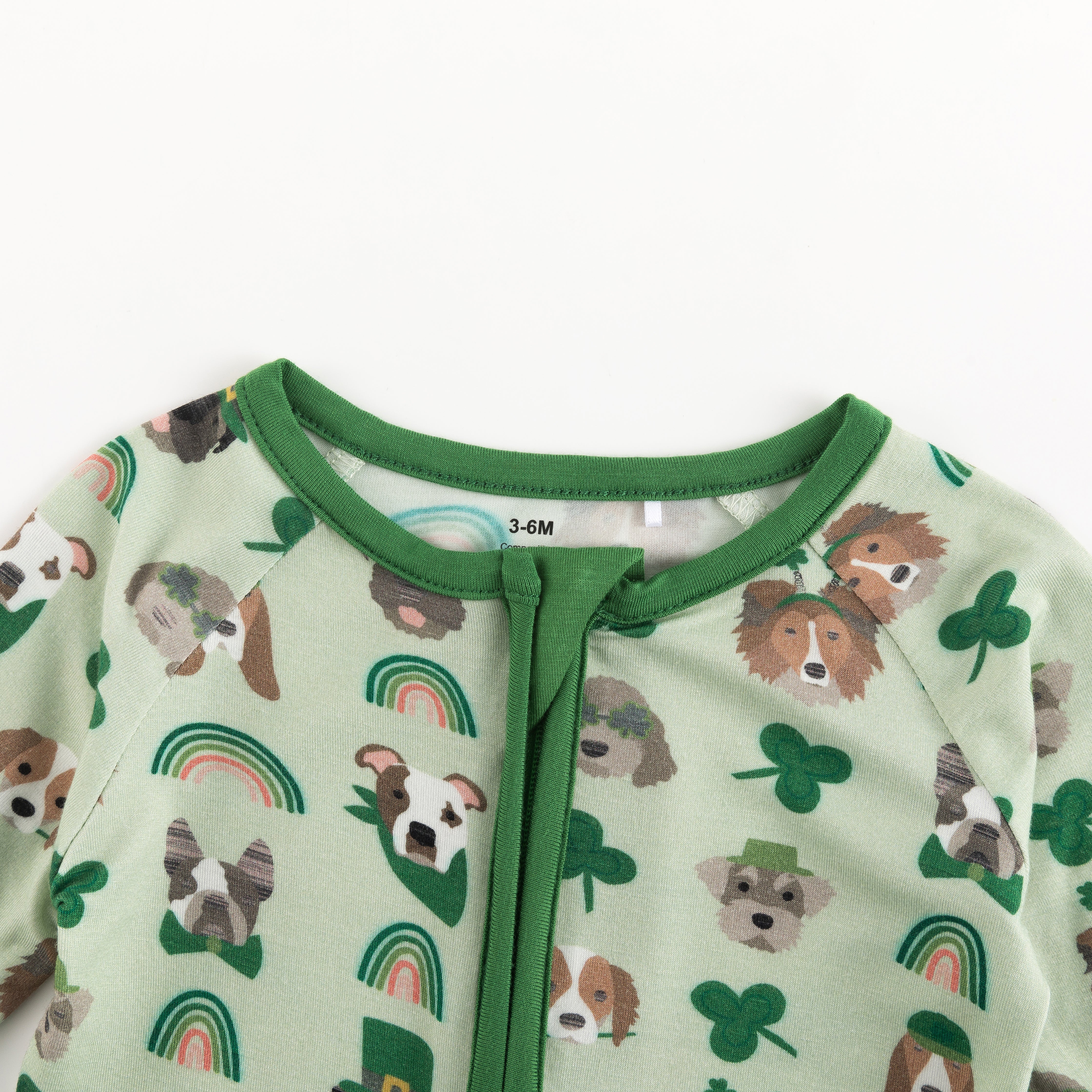 Puppy Parade (Convertible Zip Footies) - Aaria Tees Aaria Tees