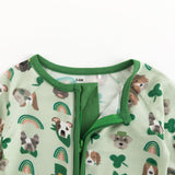 Puppy Parade (Convertible Zip Footies) - Aaria Tees Aaria Tees