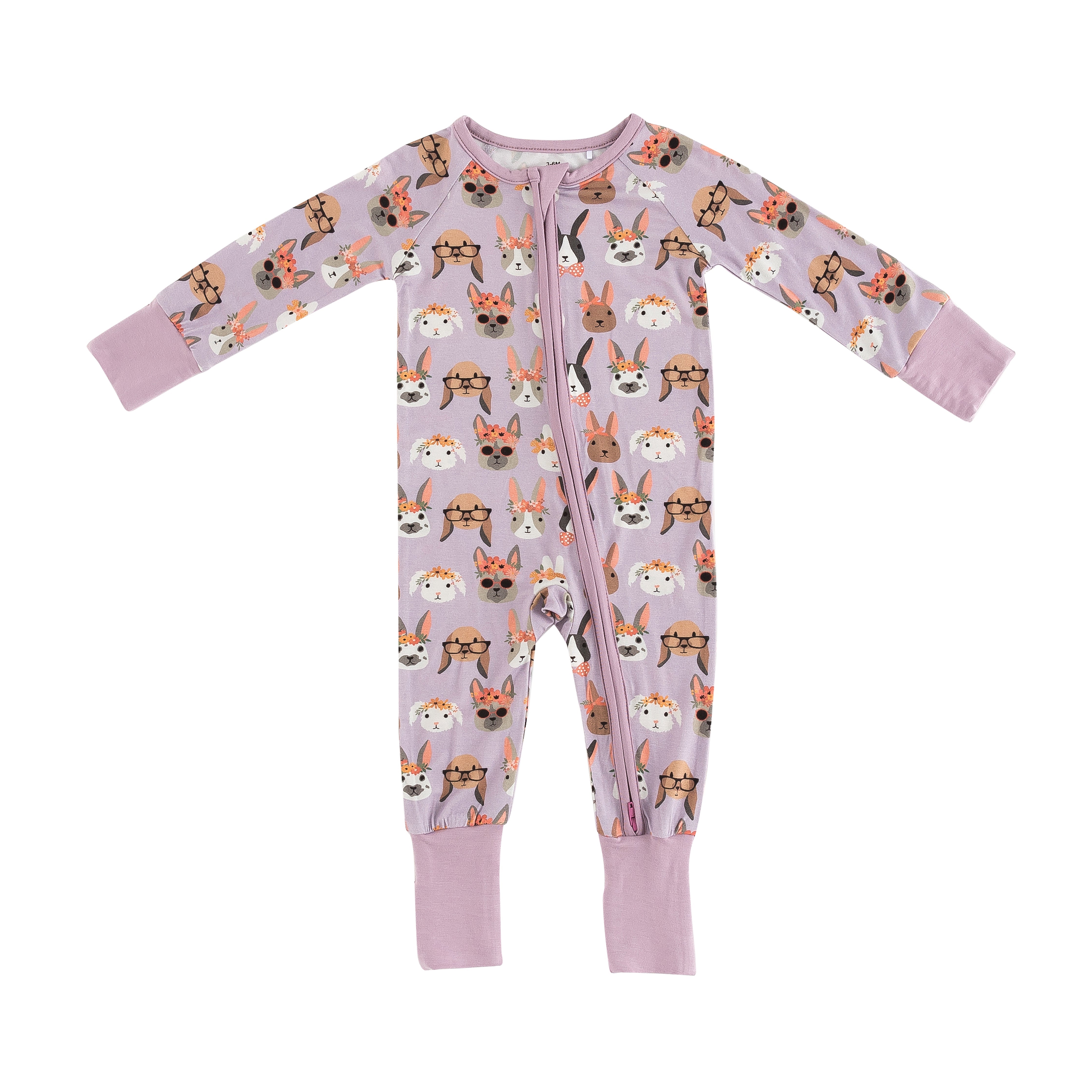 Midsummer Bunnies (Convertible Zip Footies) - Aaria Tees Aaria Tees