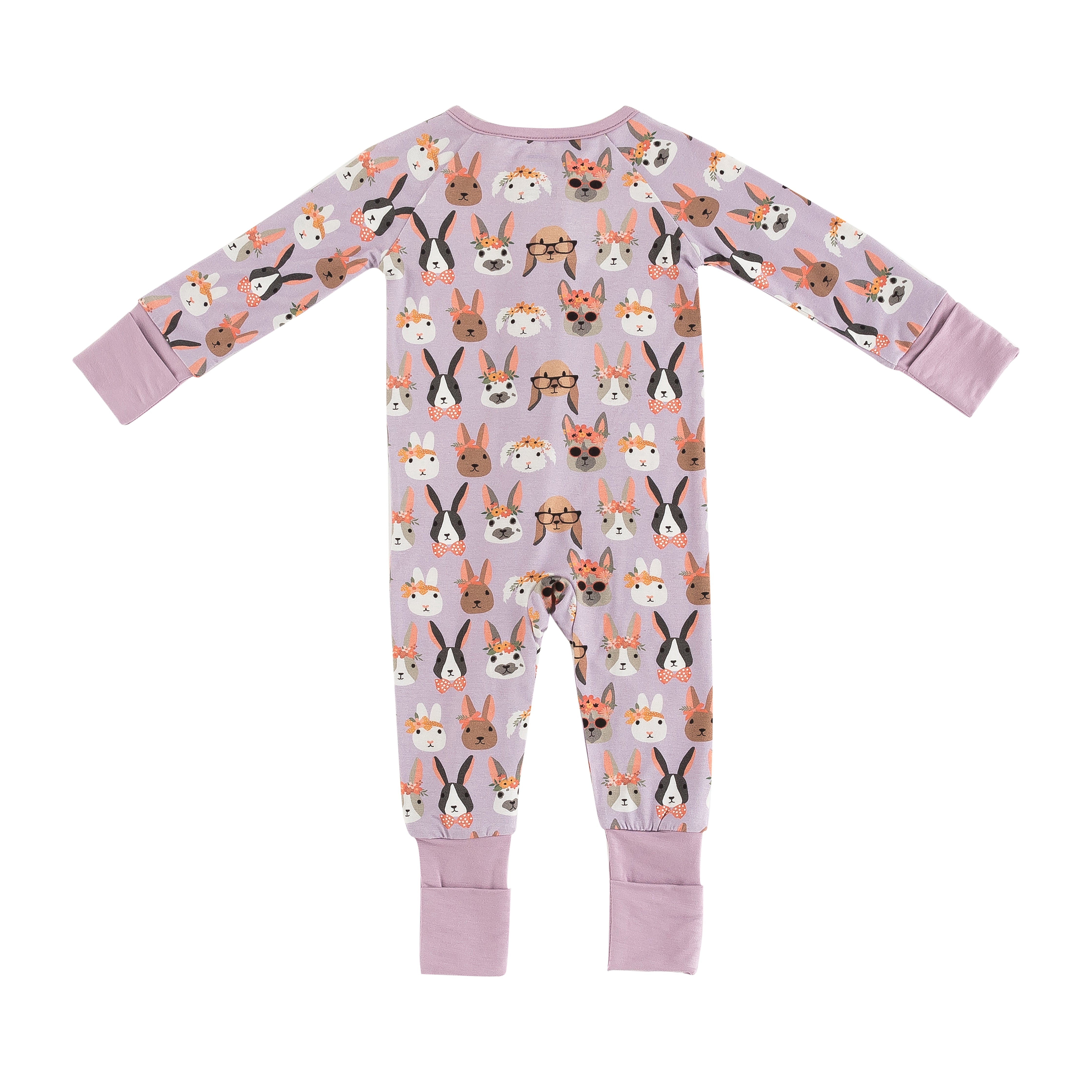 Midsummer Bunnies (Convertible Zip Footies) - Aaria Tees Aaria Tees