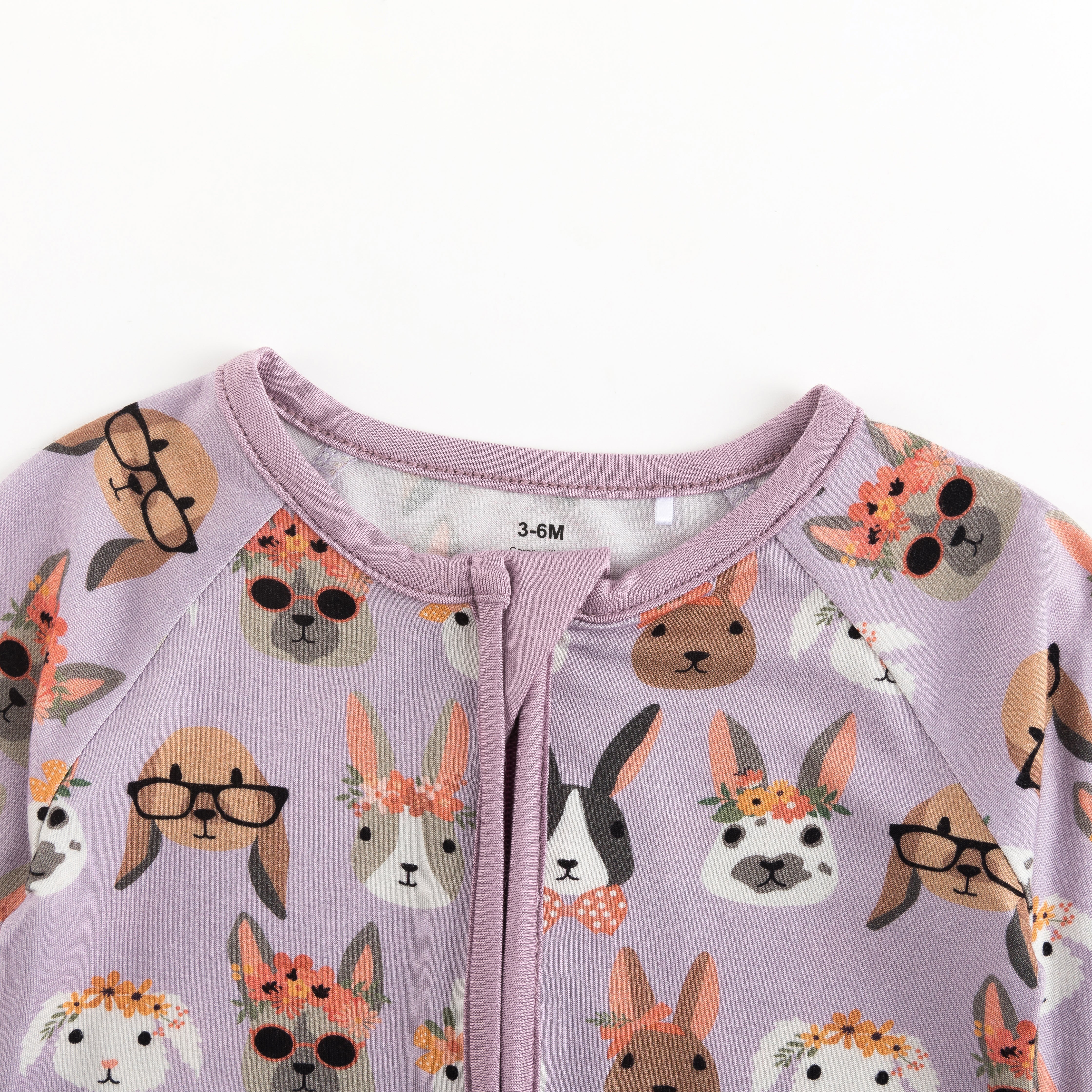 Midsummer Bunnies (Convertible Zip Footies) - Aaria Tees Aaria Tees