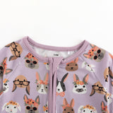 Midsummer Bunnies (Convertible Zip Footies) - Aaria Tees Aaria Tees