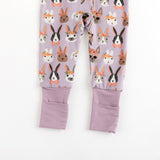 Midsummer Bunnies (Convertible Zip Footies) - Aaria Tees Aaria Tees