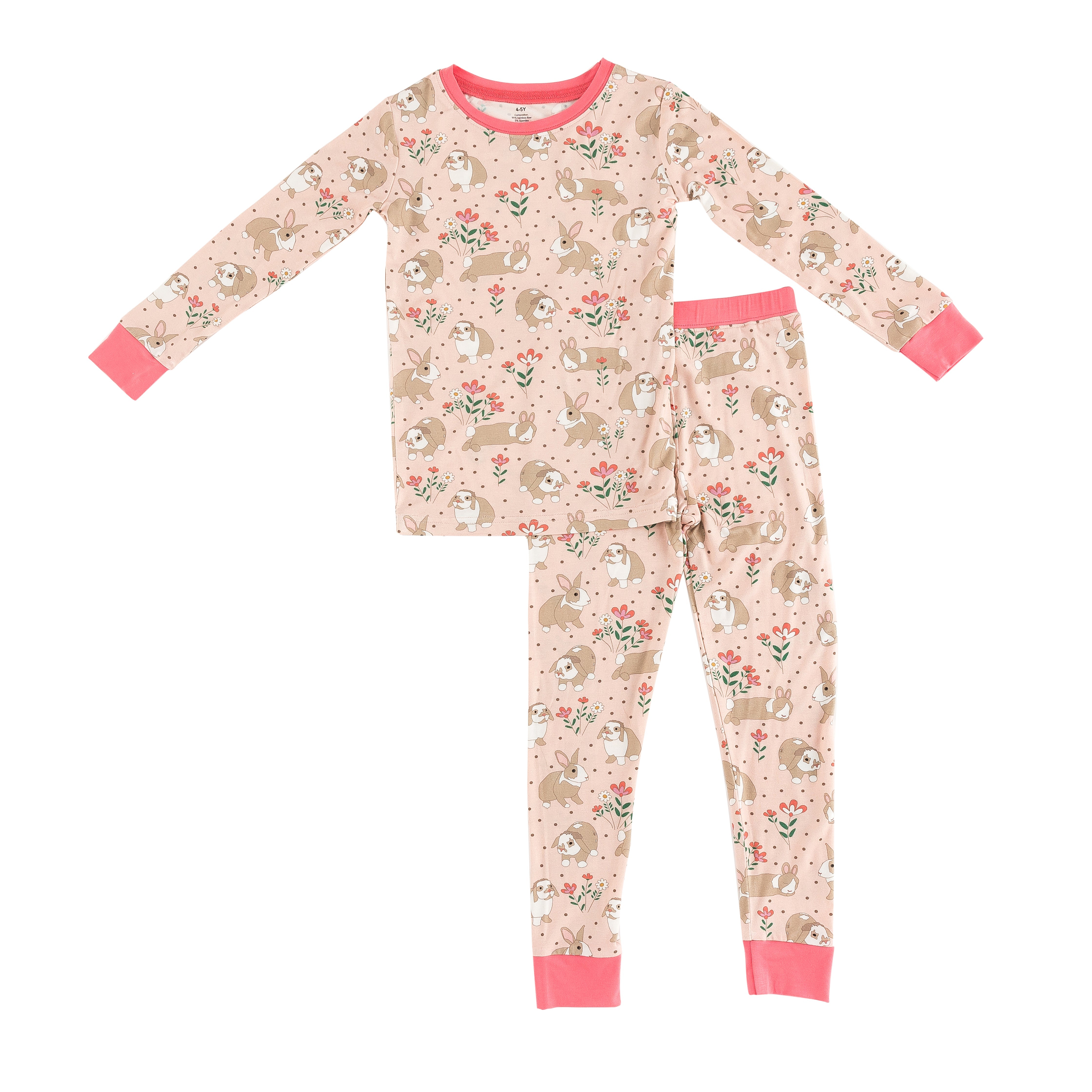 Meadow Bunny (Long Sleeve PJ) - Aaria Tees Aaria Tees