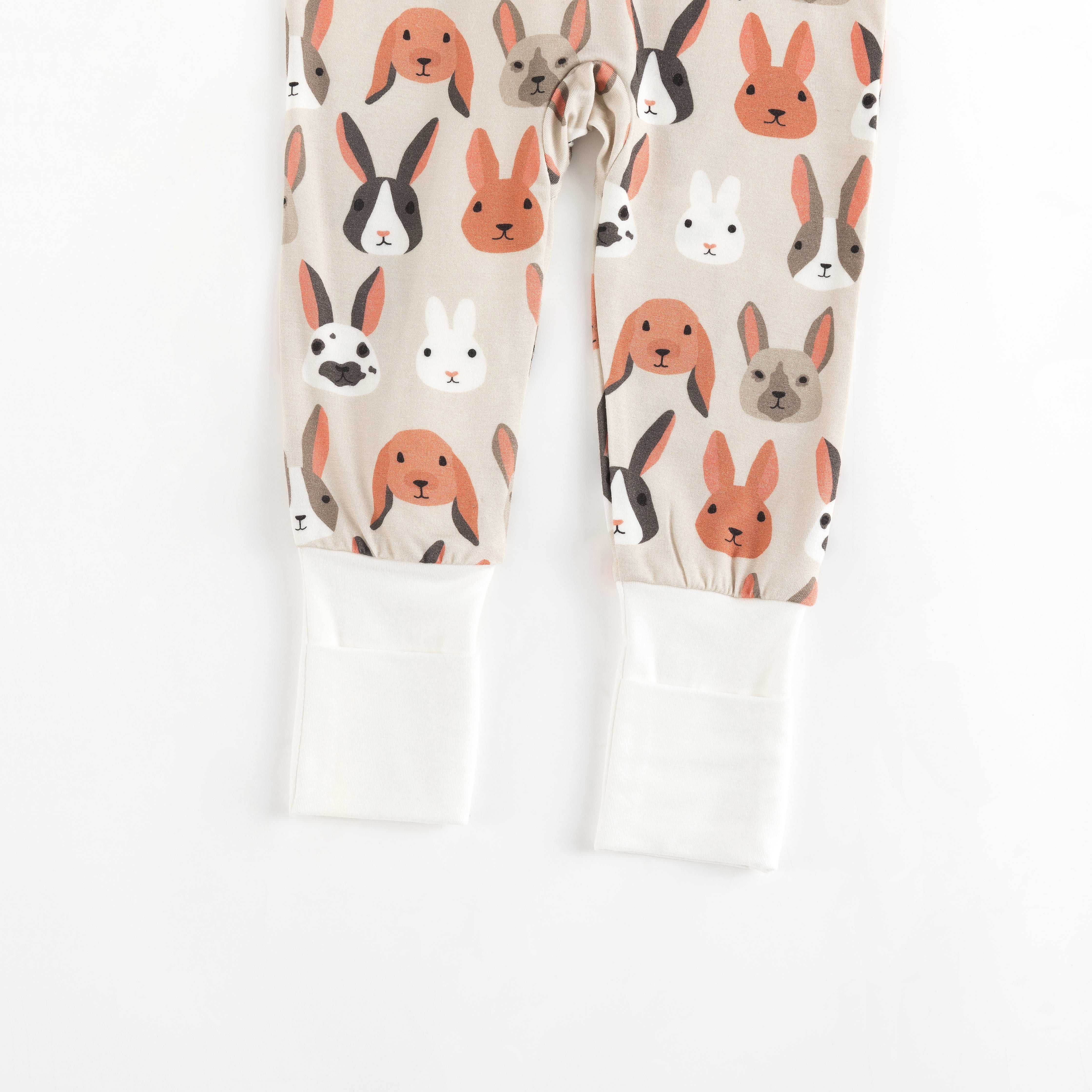 Bunny Crew (Convertible Zip Footies) - Aaria Tees Aaria Tees