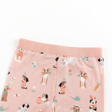 Puppy Egg Hunt (Long Sleeve PJ) - Pink - Aaria Tees Aaria Tees