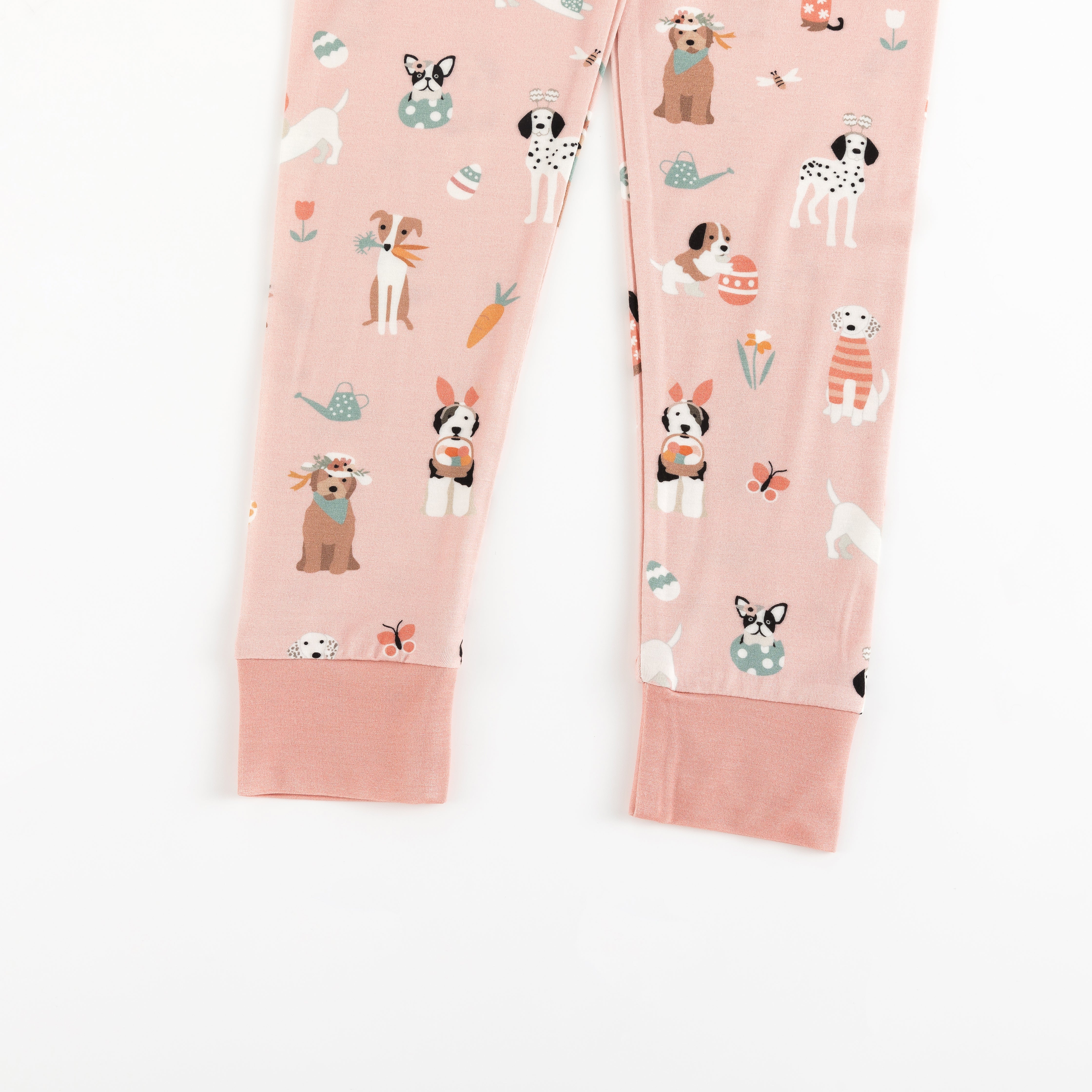 Puppy Egg Hunt (Long Sleeve PJ) - Pink - Aaria Tees Aaria Tees