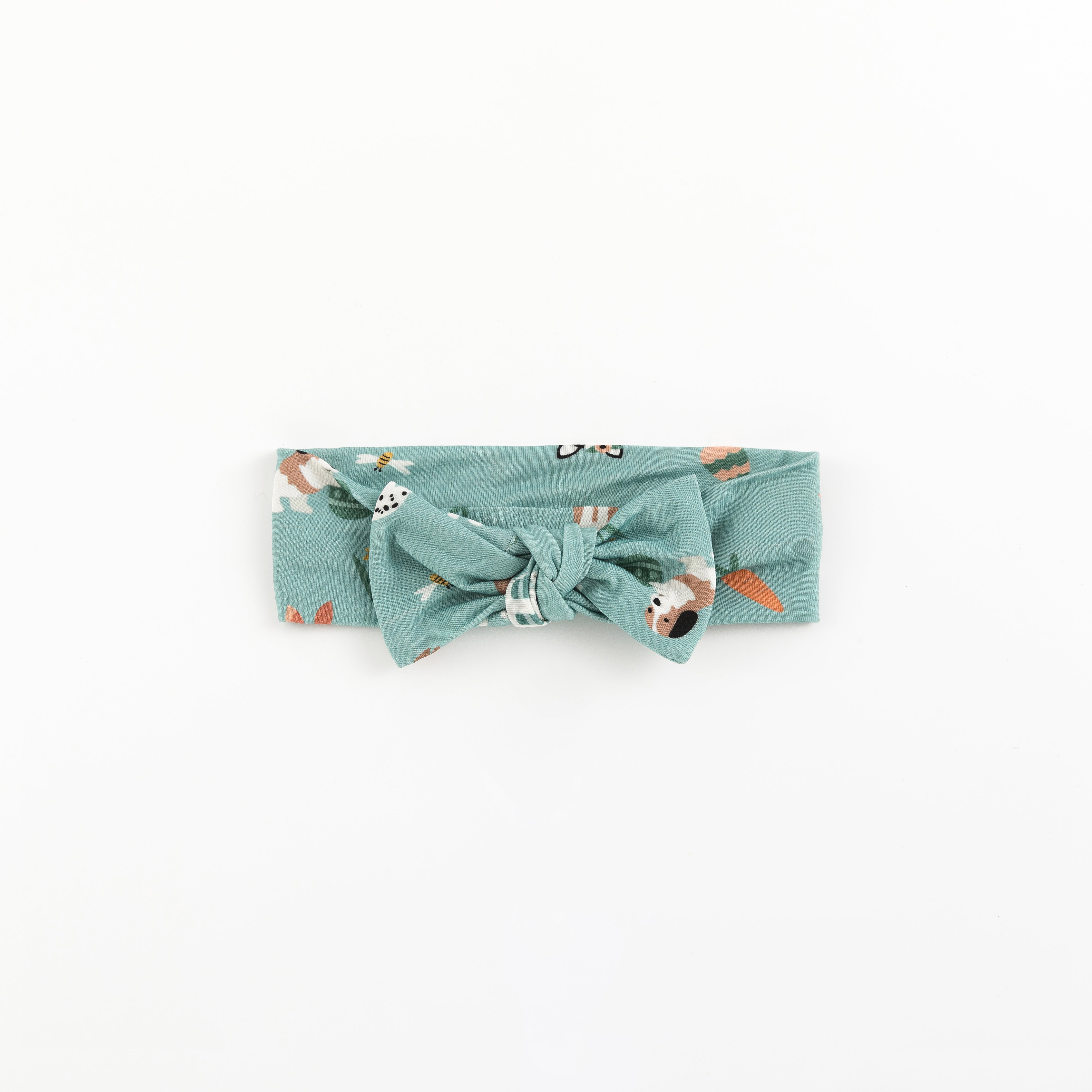 Puppy Egg Hunt (Bow Headband) - Aquamarine - Aaria Tees Aaria Tees
