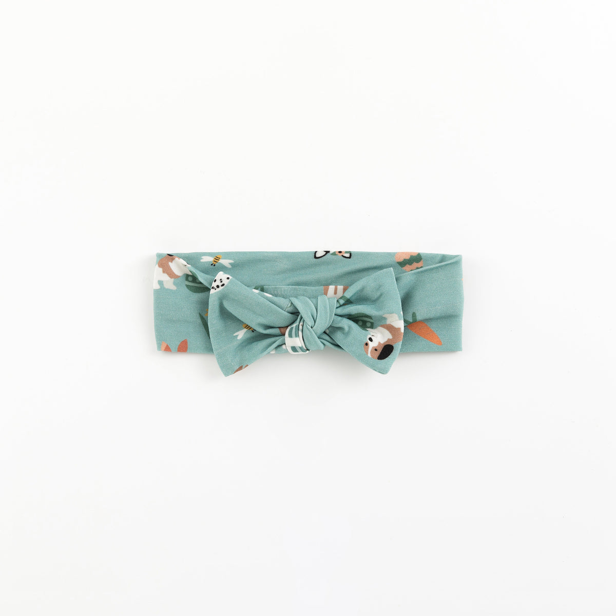 Puppy Egg Hunt (Bow Headband) - Aquamarine - Aaria Tees