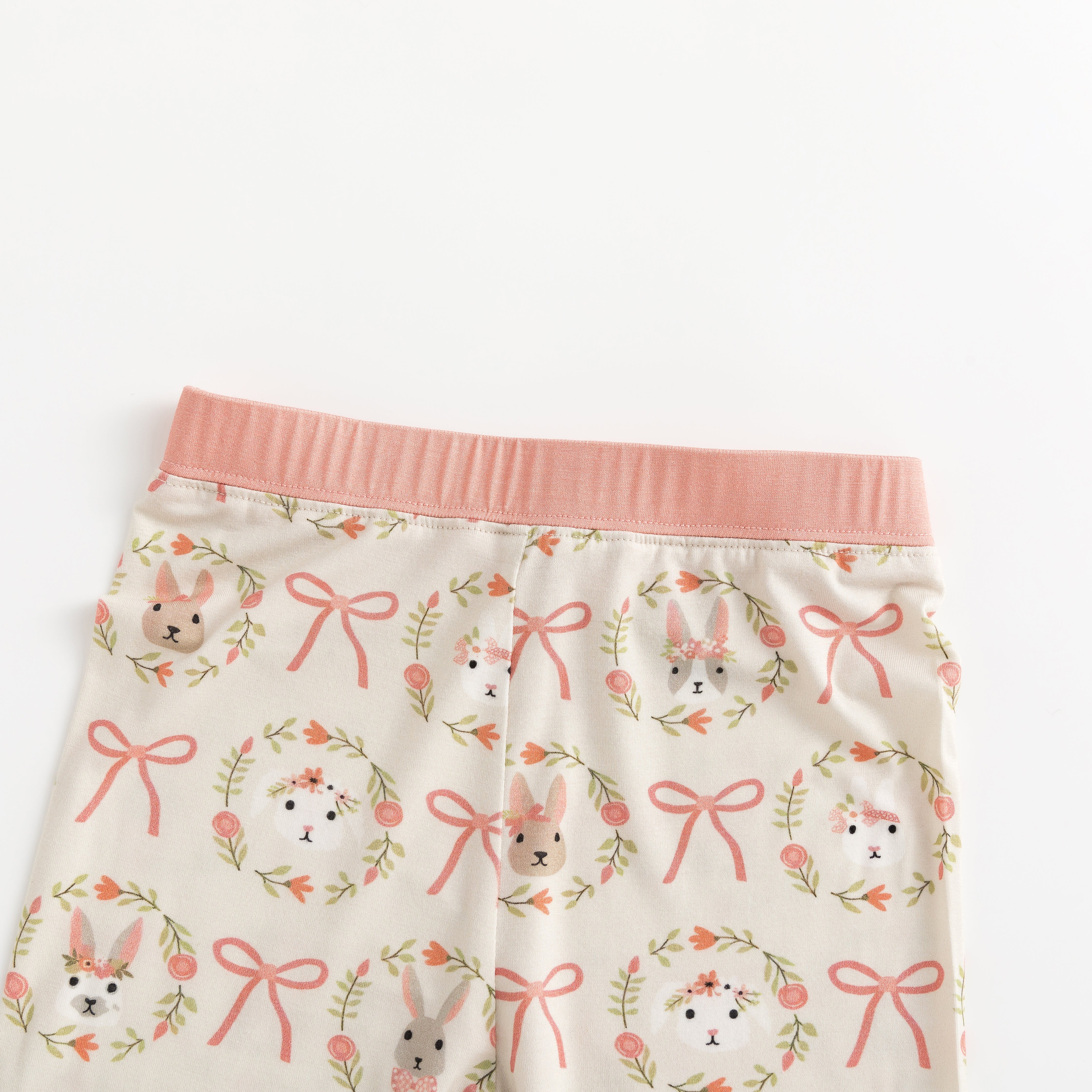 Bows & Bunnies (Long Sleeve PJ) - Aaria Tees Aaria Tees