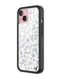 Lilac and Blue Floral iPhone Case - Aaria Tees Aaria Tees