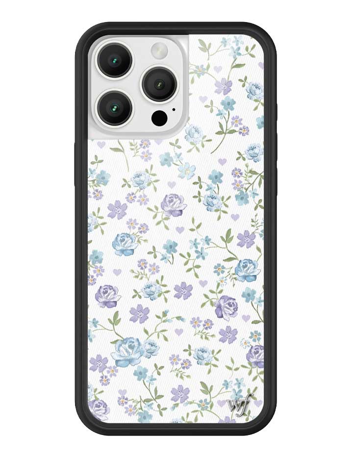 Lilac and Blue Floral iPhone Case - Aaria Tees Aaria Tees