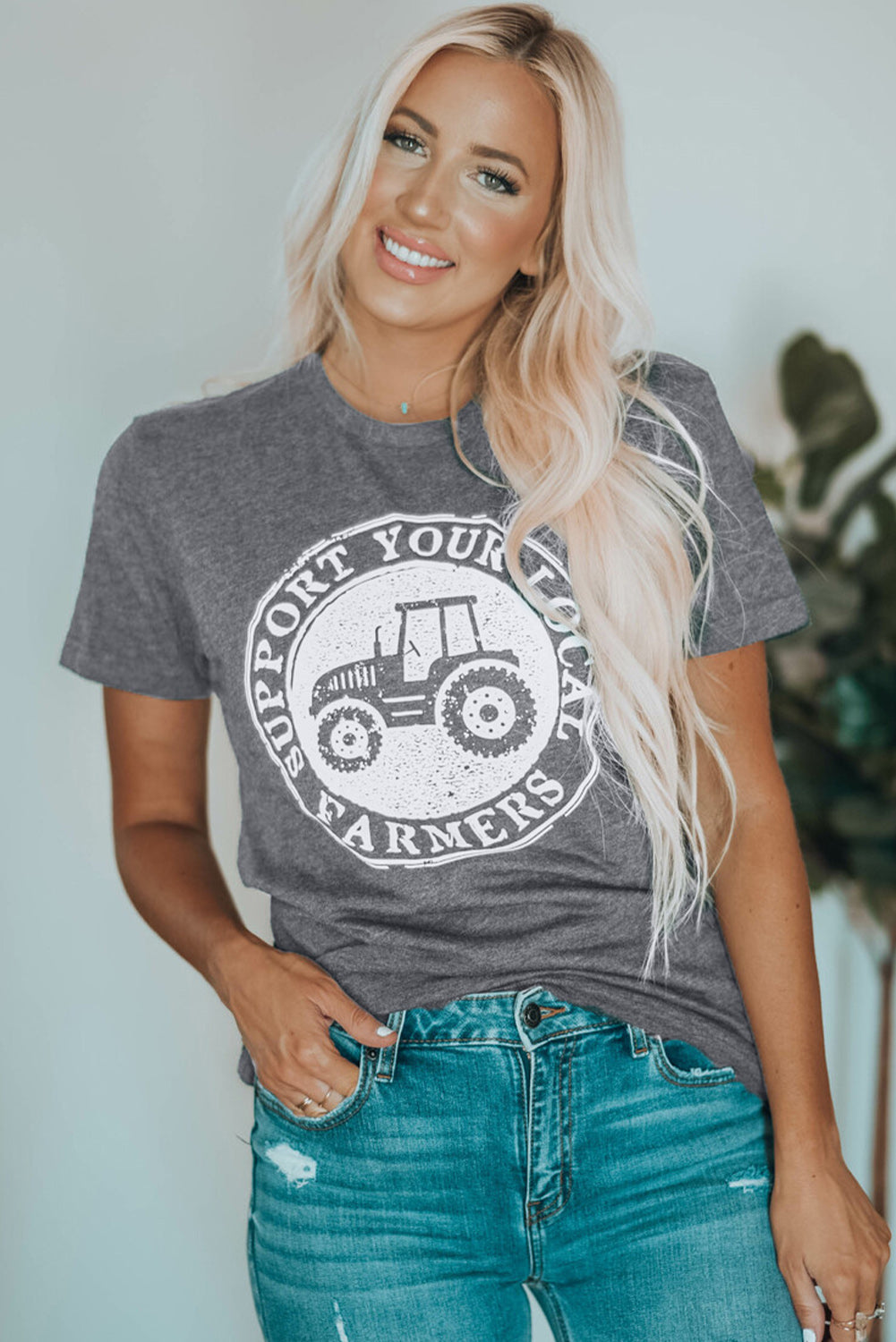 SUPPORT YOUR LOCAL FARMERS Graphic Tee - Aaria Tees Aaria Tees