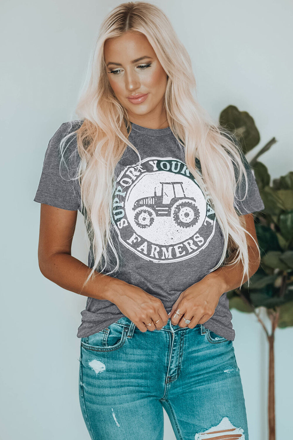 SUPPORT YOUR LOCAL FARMERS Graphic Tee - Aaria Tees Aaria Tees