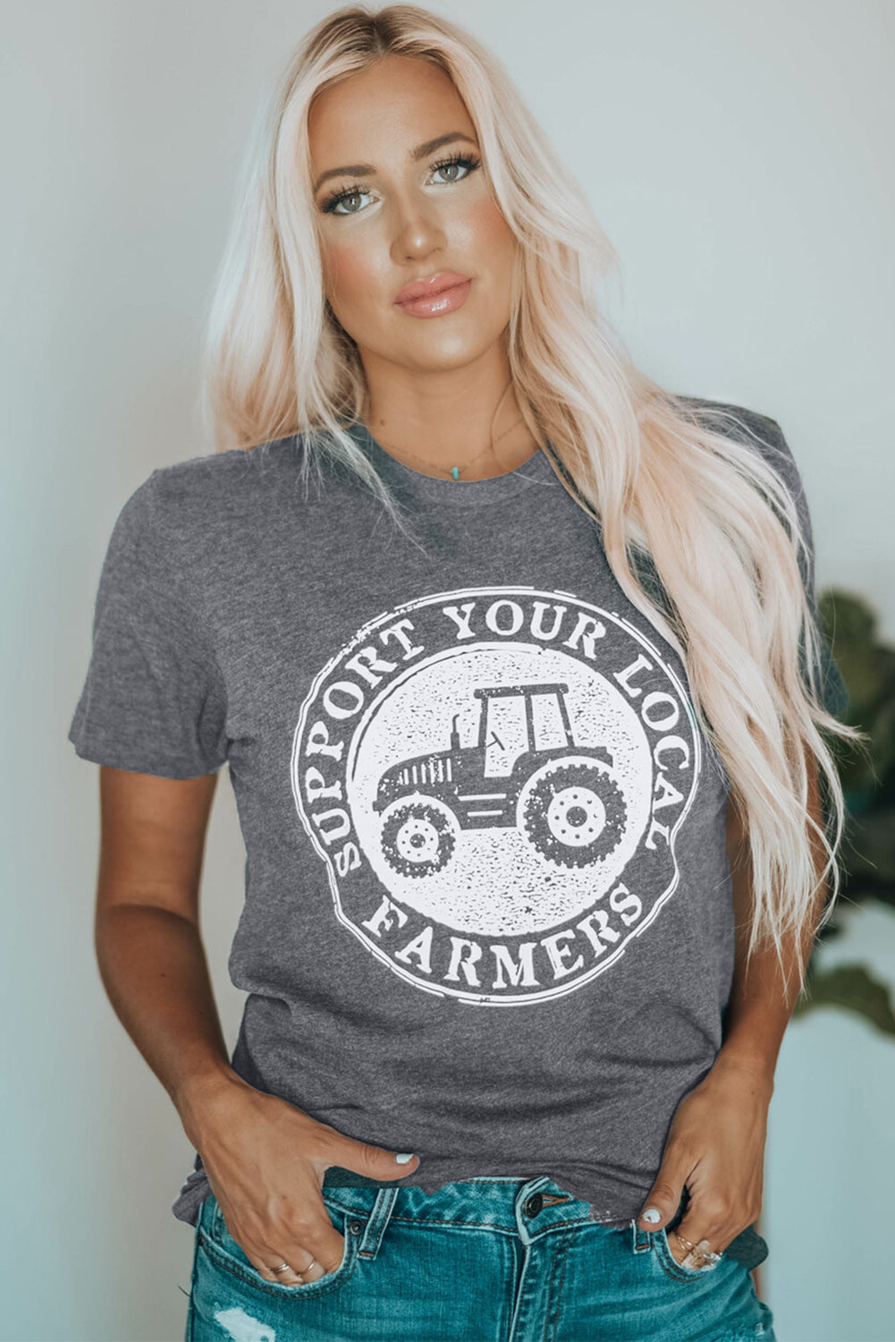SUPPORT YOUR LOCAL FARMERS Graphic Tee - Aaria Tees