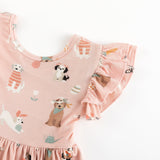 Puppy Egg Hunt (Twirl Dress) - Aaria Tees Aaria Tees