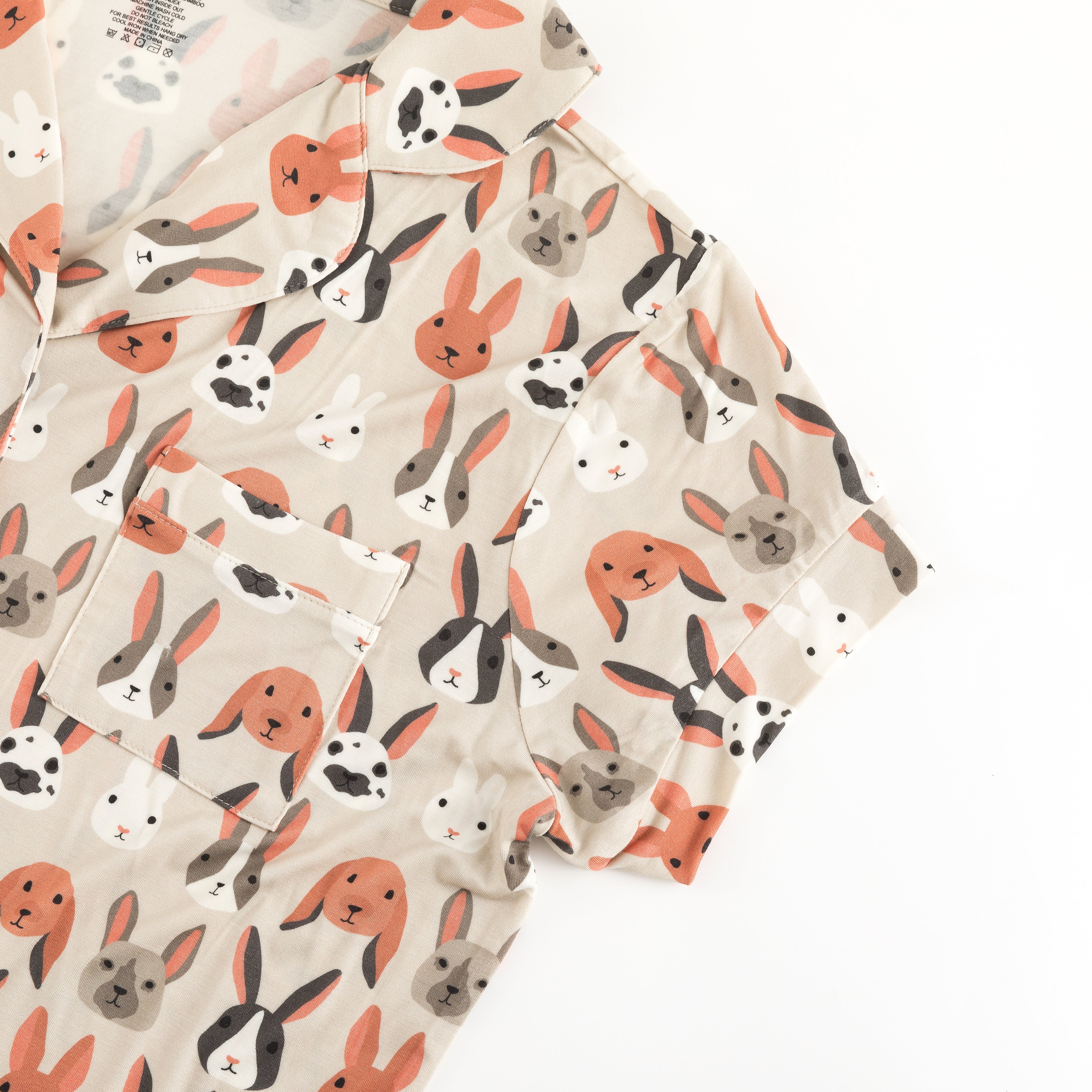 Bunny Crew (Women's Short Sleeve PJ) - Aaria Tees Aaria Tees