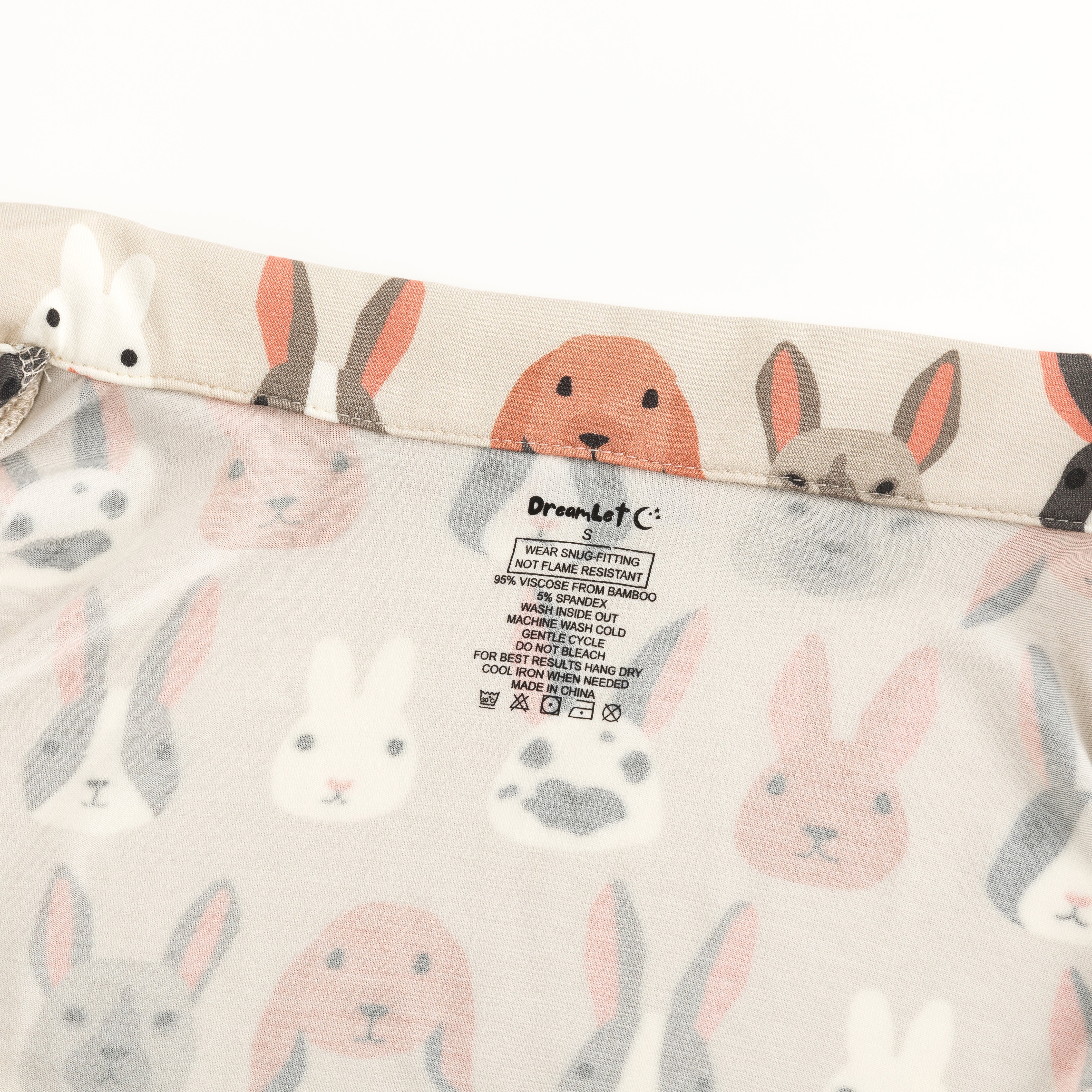 Bunny Crew (Women's Short Sleeve PJ) - Aaria Tees Aaria Tees