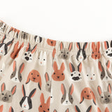 Bunny Crew (Women's Short Sleeve PJ) - Aaria Tees Aaria Tees